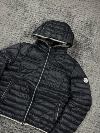 Moncler Coat Puffer Bomber Parachute Vintage 90s M