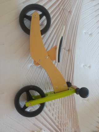 Triciclo Bici Madera Niños Dos en uno