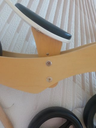 Triciclo Bici Madera Niños Dos en uno
