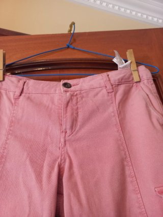 Pantalones cargo rosas