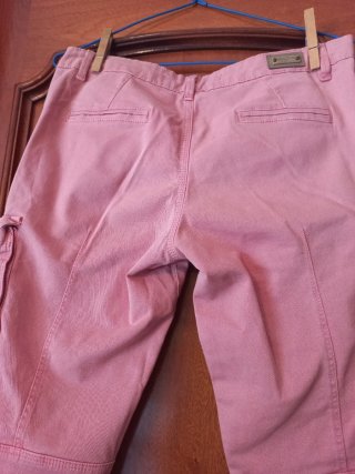 Pantalones cargo rosas