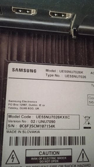 Smart TV Samsung 55 Negra