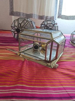 Lámparas de cristal y metal estilo granadino