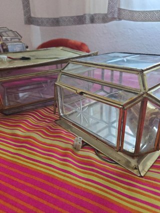 Lámparas de cristal y metal estilo granadino