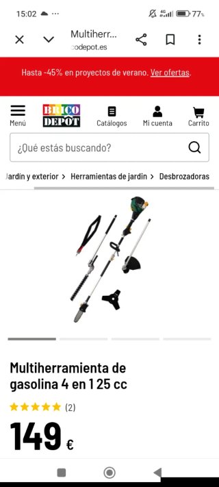 Multiusos gasolina 4 en 1