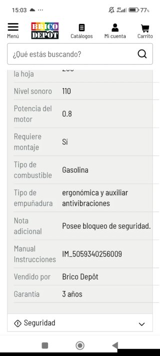 Multiusos gasolina 4 en 1