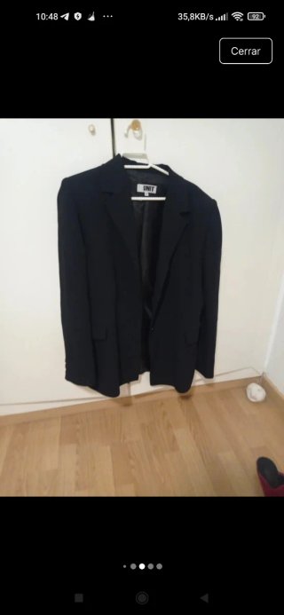 Americana Unit Negra Talla 46