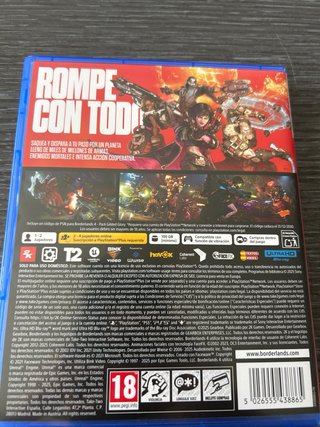 Disco ps5 Borderlands 4