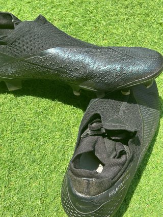 Zapatillas Fútbol Nike Phantom Negro/Teal