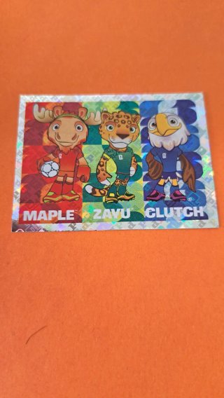 Cromo mascotas mundial 26