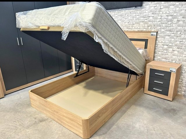 Base Cama Canapé Abatible Madera