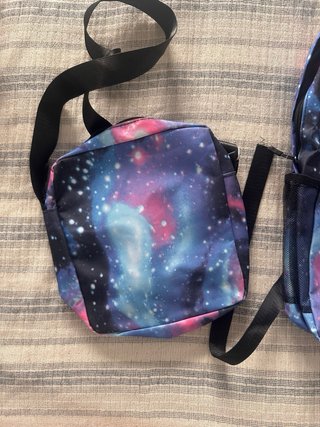 Conjunto Mochila y Bolso Lilo & Stitch Galaxia