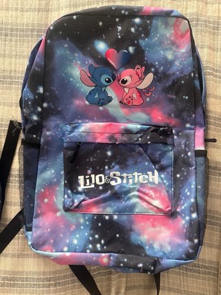 Conjunto Mochila y Bolso Lilo & Stitch Galaxia