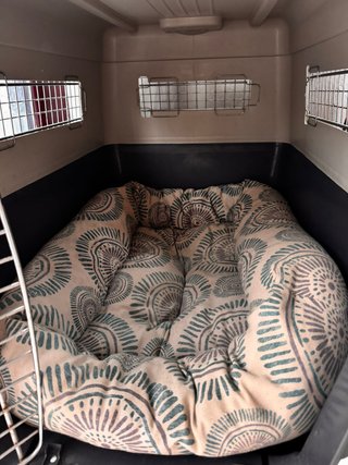 Transportín perro mediano como nuevo + cama regalo