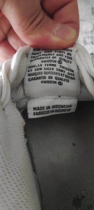 Nike Air Force One Bianche/Nere Tg 40