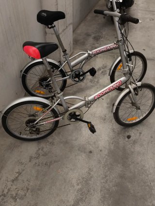 2 Bicicletas plegables de paseo boomerang