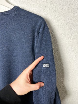 Diesel Men´s Nautic Blue Jersey Size L