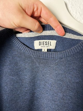 Diesel Men´s Nautic Blue Jersey Size L