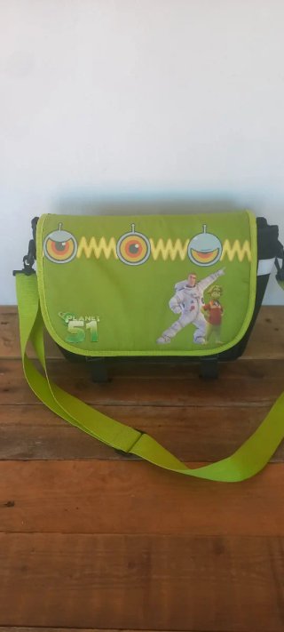 Bandolera Planet 51 para portátil acolchada