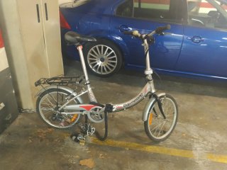 Bicicleta plegable de ciudad