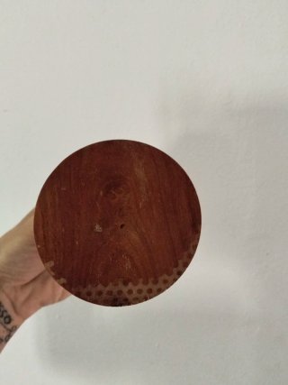 Campana de mesa de bronce vintage
