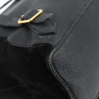 GUCCI Bamboo Backpack Suede Black Gold 003 2058