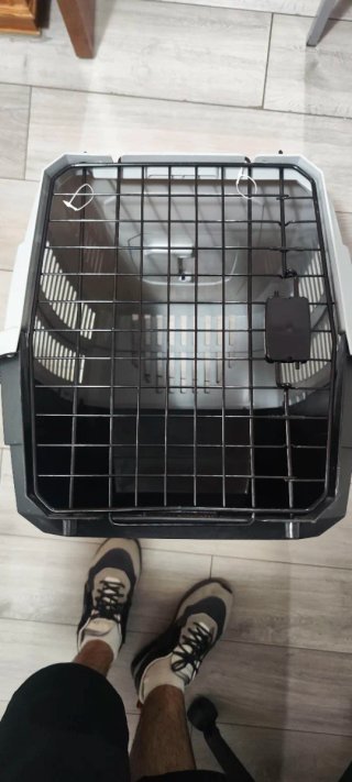 Transportín Perros Nobleza Negro y Blanco