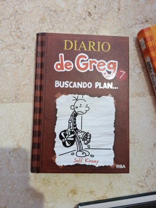 Lote libros Diario Greg 3-7-9-10-11-14