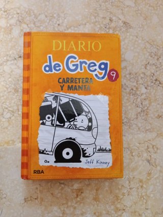 Lote libros Diario Greg 3-7-9-10-11-14