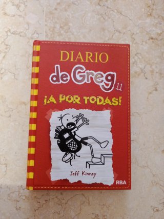 Lote libros Diario Greg 3-7-9-10-11-14