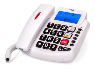 Teléfono Fijo SPC Comfort Volume 2 Blanco