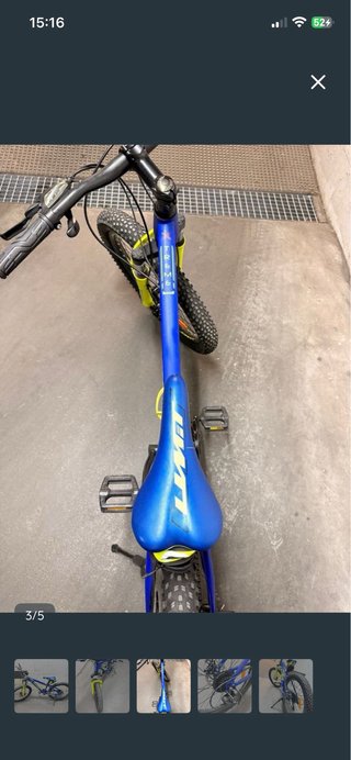 Bicicleta Umit Montaña Azul/Amarillo