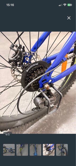 Bicicleta Umit Montaña Azul/Amarillo