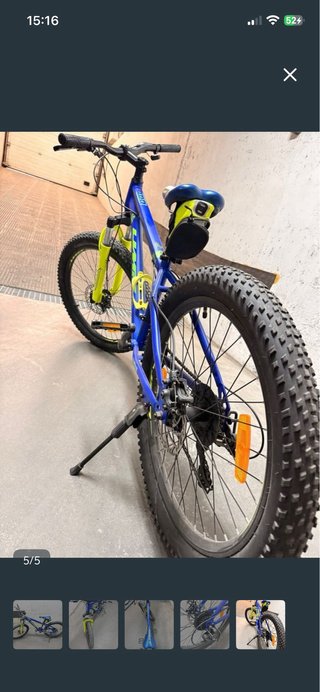 Bicicleta Umit Montaña Azul/Amarillo