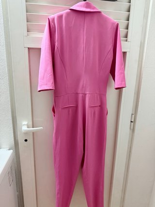Mono Sahoco rosa fucsia botones dorados T.M