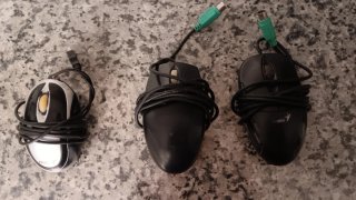 Lote 3x5€ Ratones Antiguos USB/PS2