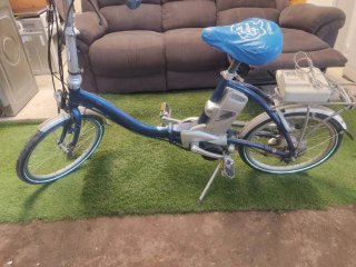 Bicicleta Eléctrica Azul