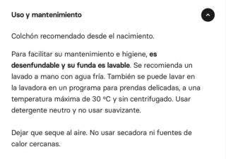 Colchón Minicuna Ecus Care® Mini