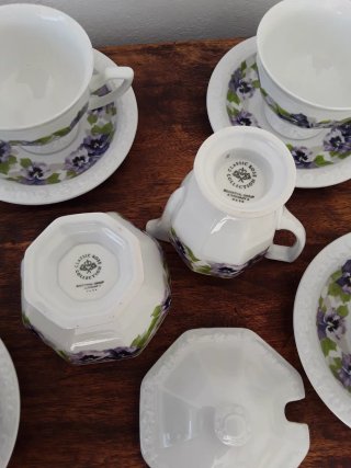 Juego Café/Té Rosenthal María Pensamiento Vintage
