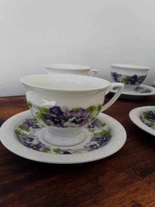 Juego Café/Té Rosenthal María Pensamiento Vintage