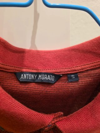 Polo Antony Morato – Talla S – Color burdeos – Muy