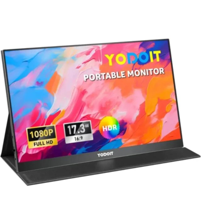 NUEVO Monitor Portátil YODOIT 17.3 Full HD HDR