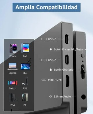 NUEVO Monitor Portátil YODOIT 17.3 Full HD HDR