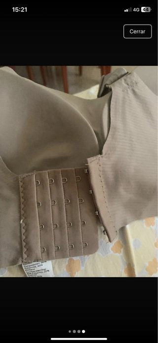 Sujetador Talla XL Beige