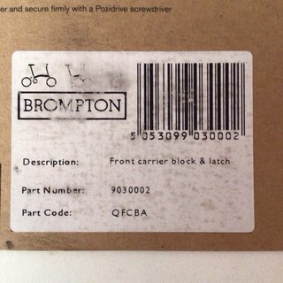 Brompton Soporte Front Block