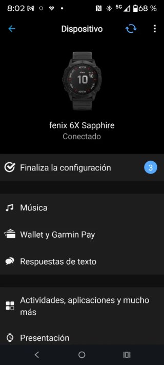 Correas Garmin Fenix 6X Sapphire