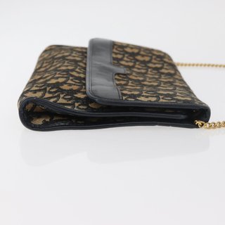 Christian Dior Trotter Canvas Chain Shoulder Bag