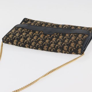 Christian Dior Trotter Canvas Chain Shoulder Bag
