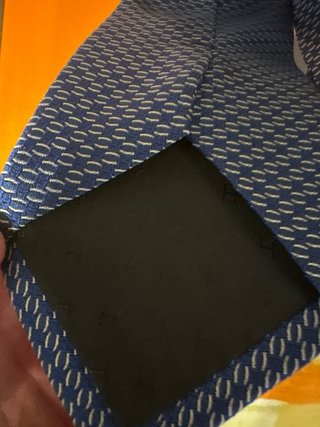 Corbata Hermès Azul