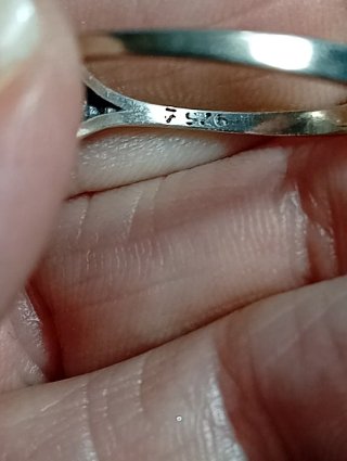 Anillo Plata Ley Piedra lapizlazuli